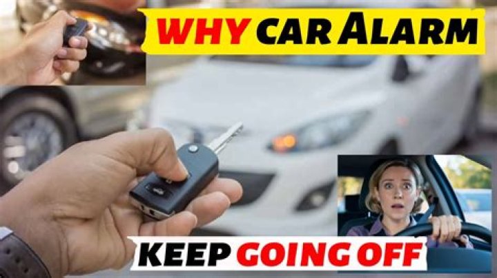 Why does my car alarm keep going off Hyundai Elantra?