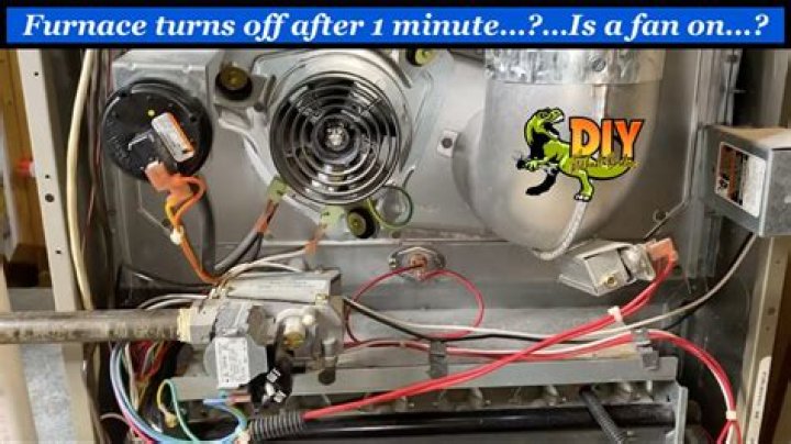Why does my furnace stop running after a few minutes?