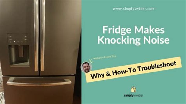 Why is my fridge making a high pitched sound?