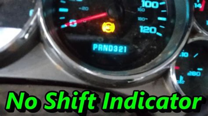 Why is my gear shift indicator not working?