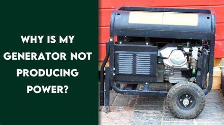 Why is my generator on but no power?
