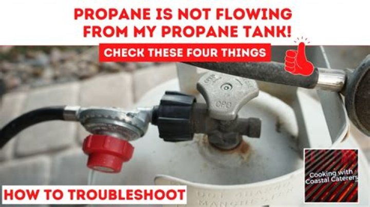 Why is my propane not flowing?