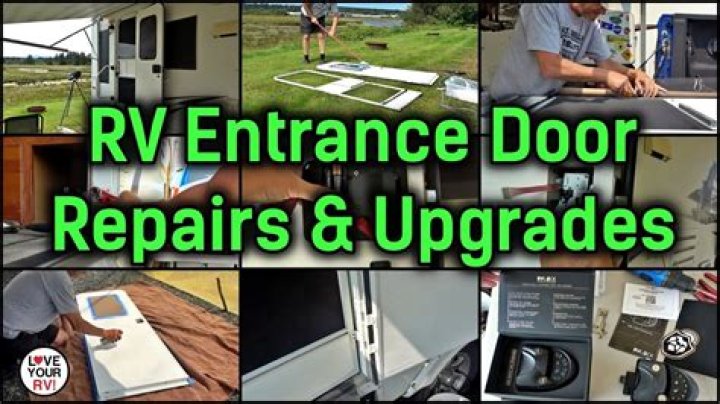Why is my RV door shifting on hinges?
