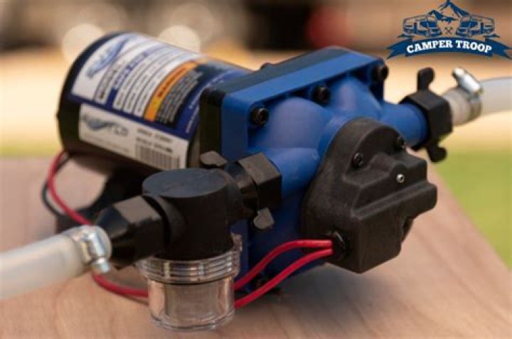 Why is my water pump not working on my caravan?