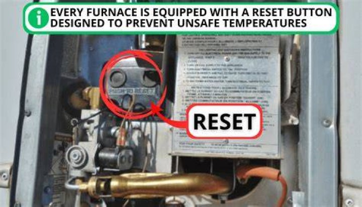 Why is the reset button on my furnace not working?