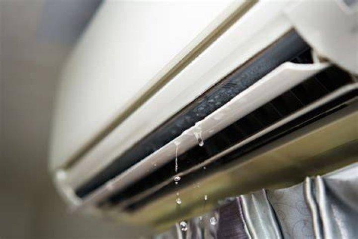 Why is water dripping from my RV air conditioner?